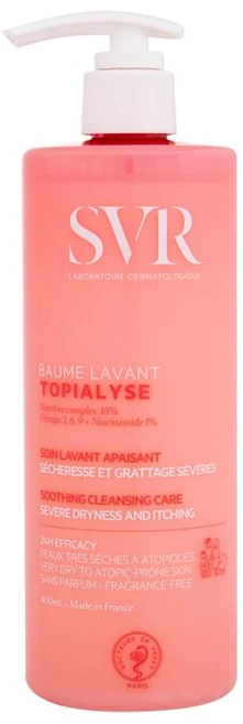 Svr Topialyse Lavante Baume balzaminis kūno prausiklis sudirgusiai, alergiškai, atopiškai odai 400ml