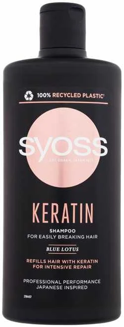 Syoss Keratin Šampūnas Šampūnas moterims, 440 ml