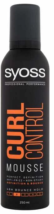 Syoss Curl Control Mousse plaukų putos moterims, 250 ml