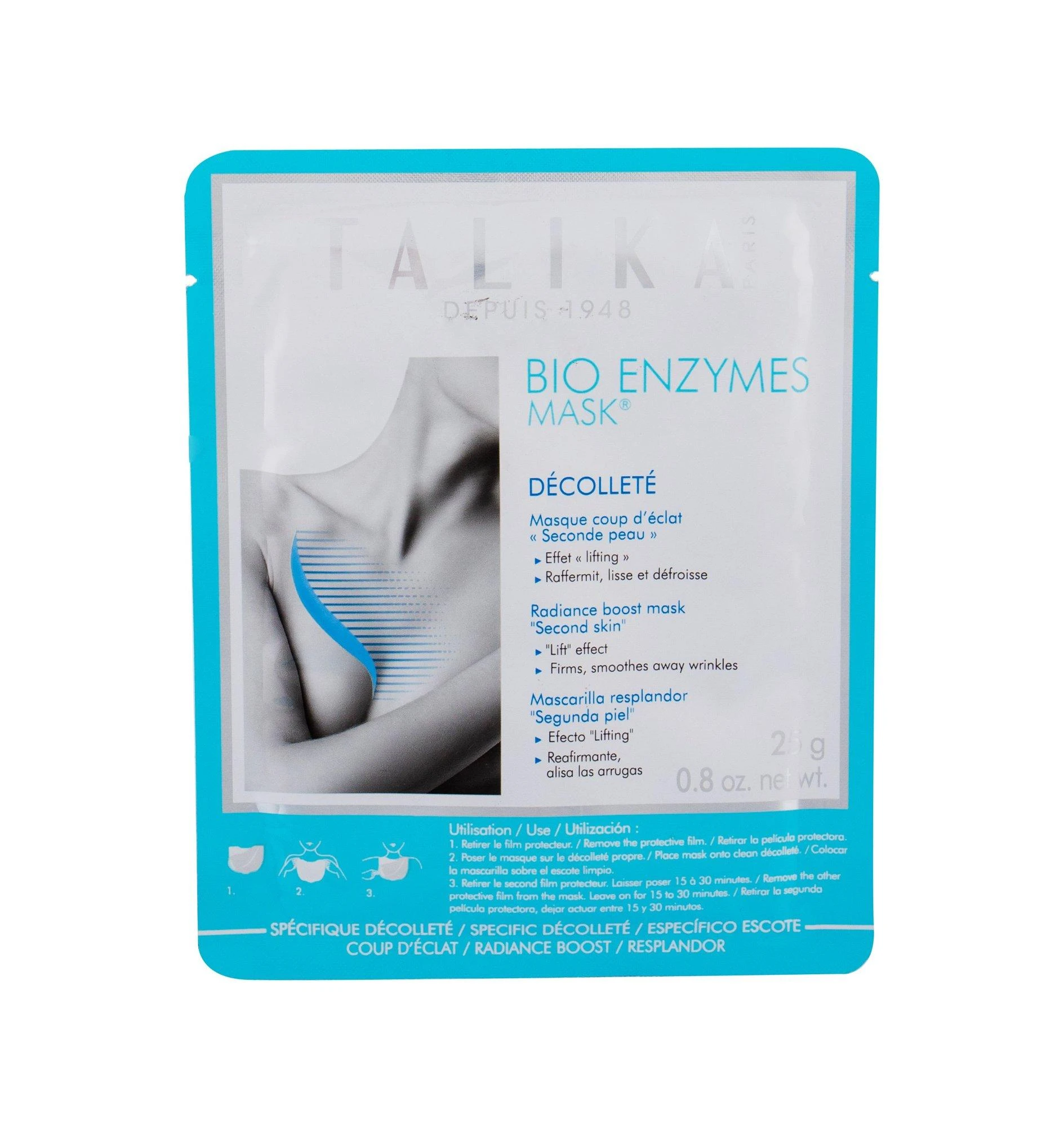 "Talika Bio Enzymes" kaukė "Décolleté" 1 vnt