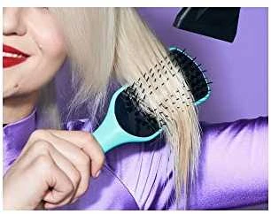 Šepetys plaukų džiovinimui Tangle Teezer Easy Dry & Go Sweet Pea, žalsvas