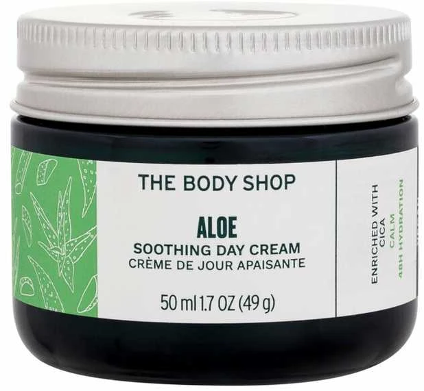 The Body Shop The Kūno Shop Aloe raminamasis dieninis kremas