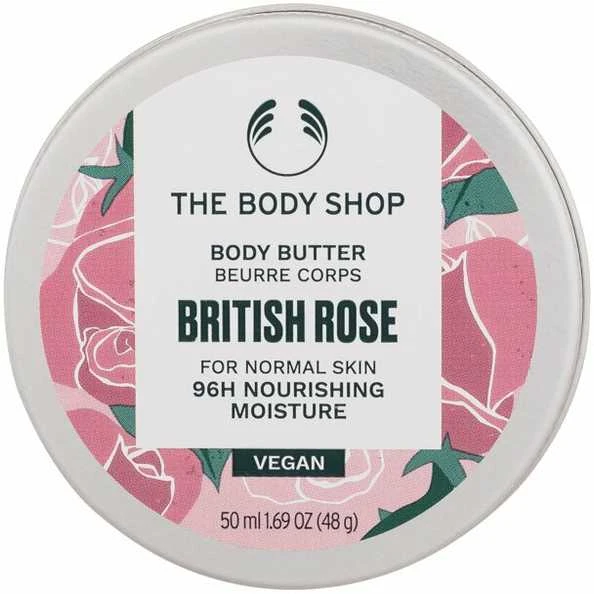 The Body Shop British Rose Body Butter kūno sviestas, 50 ml