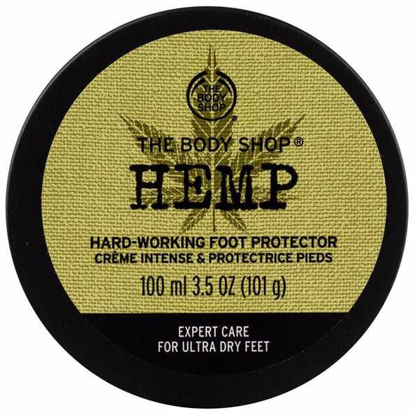 The Body Shop The Kūno Shop Kanapių tvirta pėdų apsauga