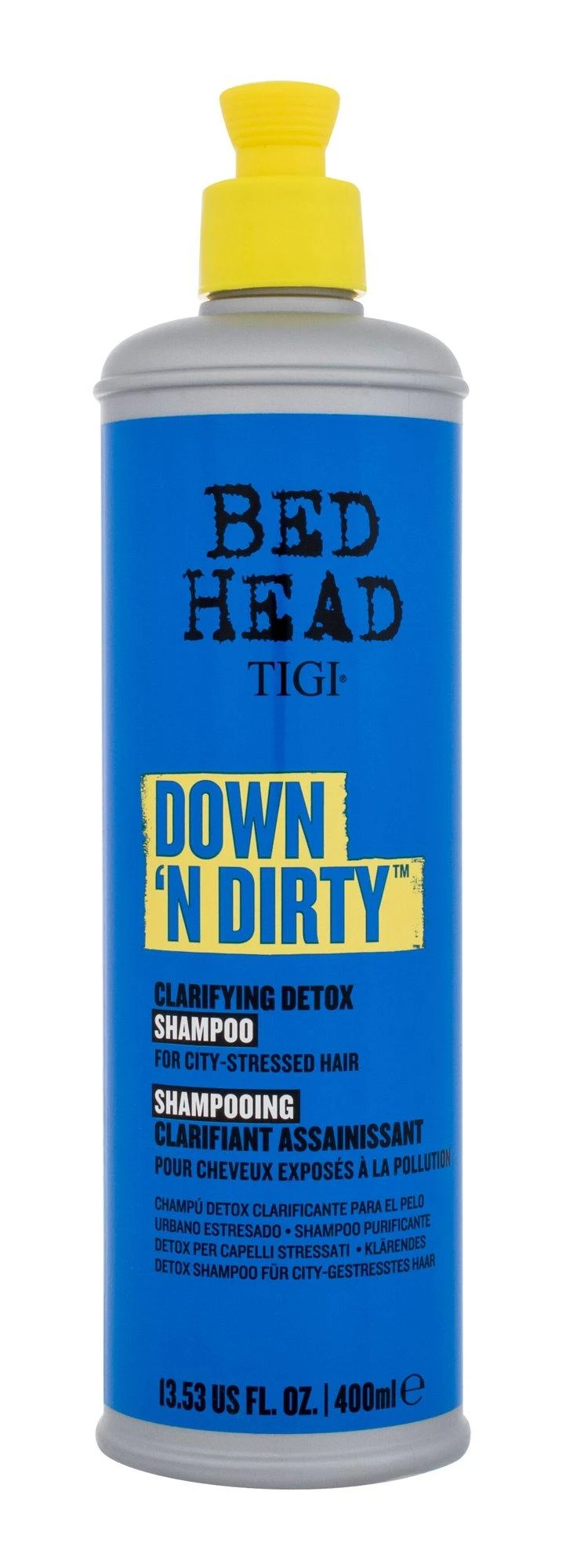Tigi Bed Head Down'n Dirty Gaivinantis Detox Šampūnas giliai valantis ir detoksikuojantis plaukų šampūnas 400ml