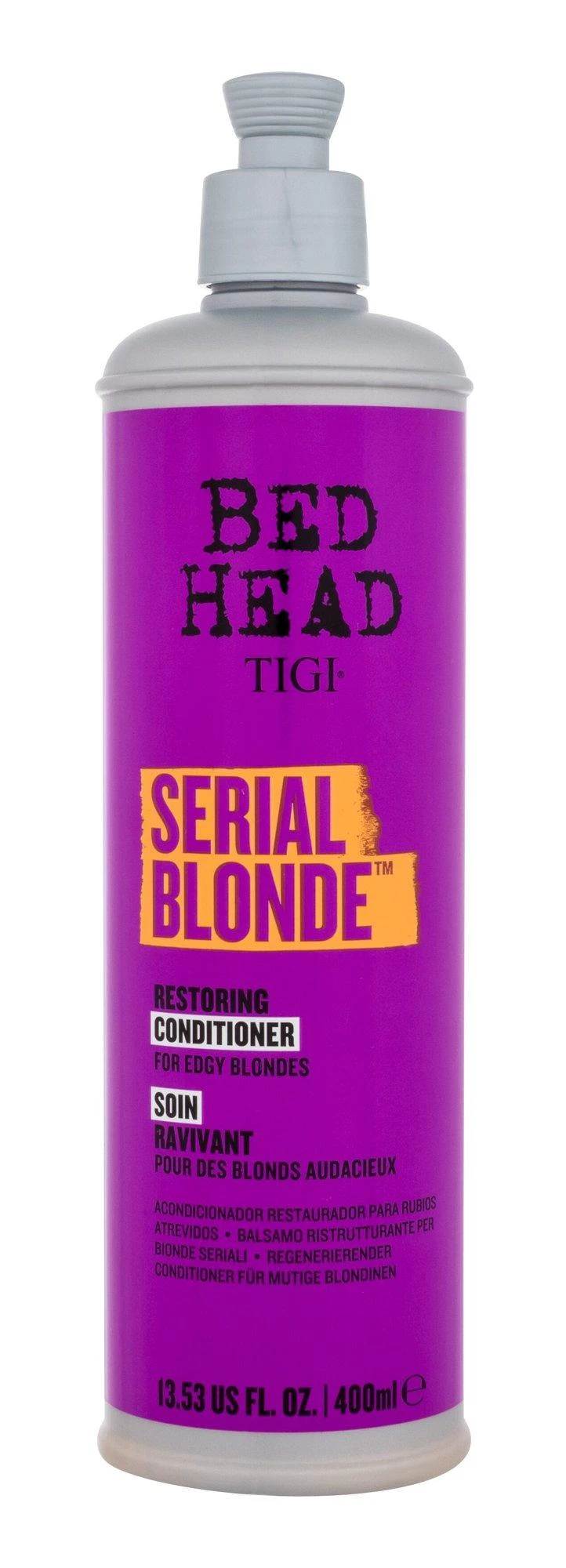 Tigi Bed Head Serial Skirtas šviesiems plaukams Violetinė tonuojantis kondicionierius šviesintiems plaukams 400ml