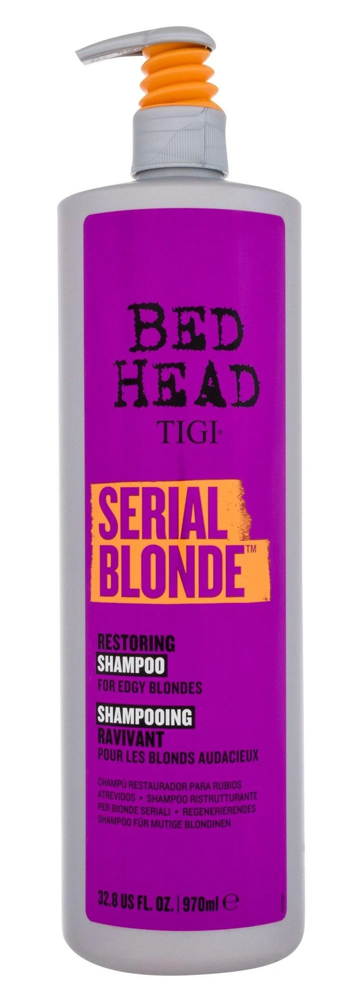 Tigi Bed Head Serial Skirtas šviesiems plaukams Violetinė tonuojantis šampūnas 970ml