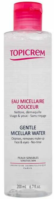 Topicrem HYDRA+ Gentle Micellar Vanduo švelnus micelinis vanduo jautriai odai, 200 ml