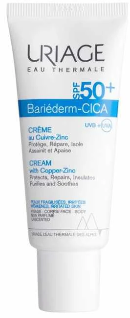 Uriage Bariéderm Cica-Kreminis Kremas su Spf50+ 40ml