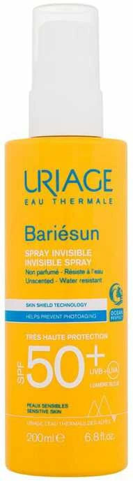 Uriage Bariésun Invisible Purškiklis SPF 50+ apsauginis purškiklis nuo saulės, 200 ml