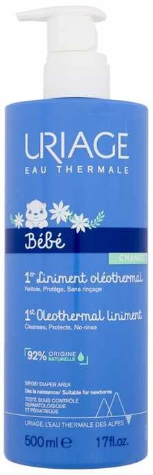 Uriage "Bébé Baby" sauskelnių srities valomoji priemonė (1st Oleothermal Liniment) 500 ml