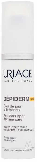 "Uriage" Odos kremas nuo pigmentinių dėmių SPF 50+ "Depiderm" (dieninė priežiūra nuo tamsių dėmių) 30 ml
