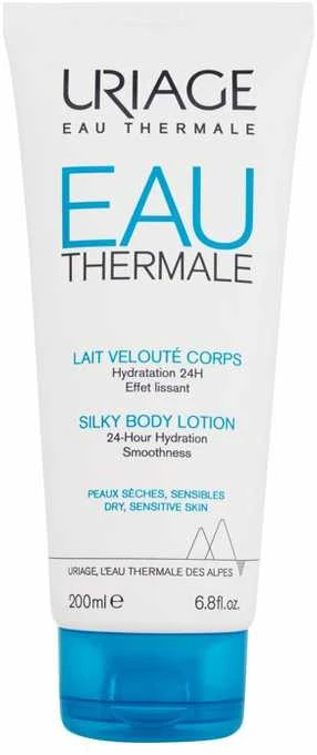 Uriage Eau Thermale Silky Losjonas kūnui drėkinamasis kūno losjonas sausai ir jautriai odai, 200 ml