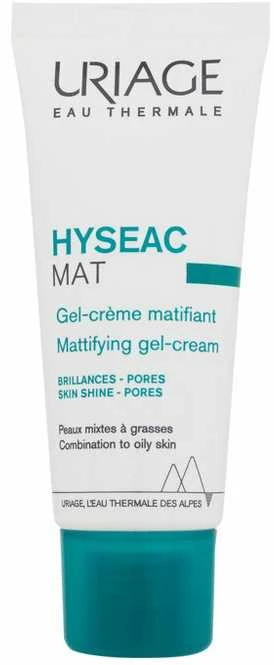 Uriage Hyséac Mat Matifying Gel-Kreminis matinis veido gelis-kremas, 40 ml