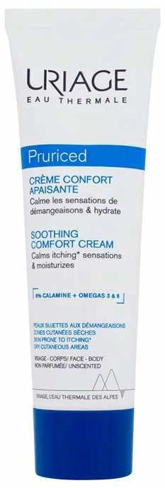 Uriage Pruriced Calming Kreminis For Face raminamasis veido kremas, 100 ml