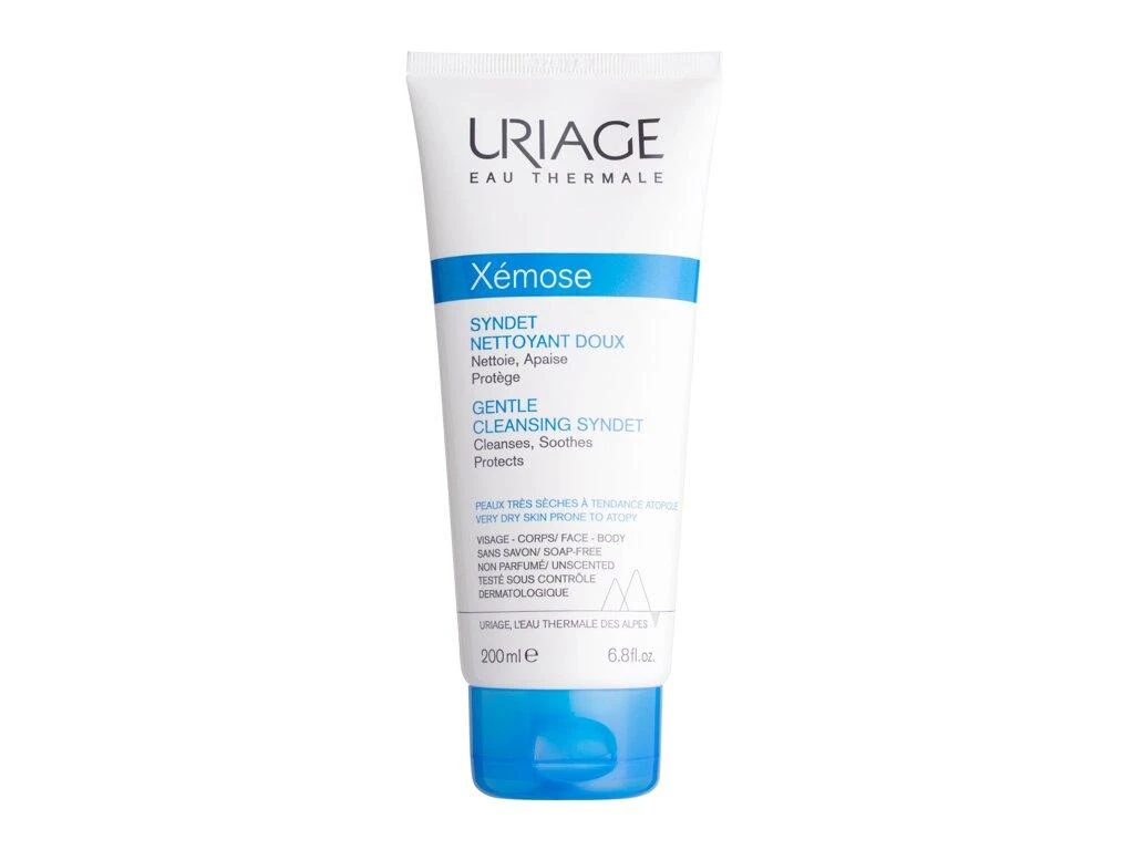 Uriage Xémose Gentle Cleansing Syndet Dušo želė valomasis kremas-gelis, 200 ml