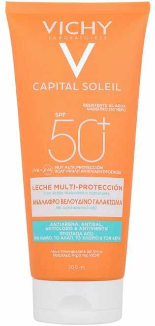 "Vichy Capital Soleil" daugiafunkcinis apsauginis pienelis, atsparus vandeniui Spf50 200ml