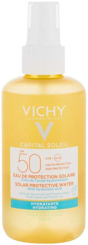 L'Oreal "Vichy Capital Soleil" drėkinamasis vanduo saugantis nuo saulės SPF50 200ml