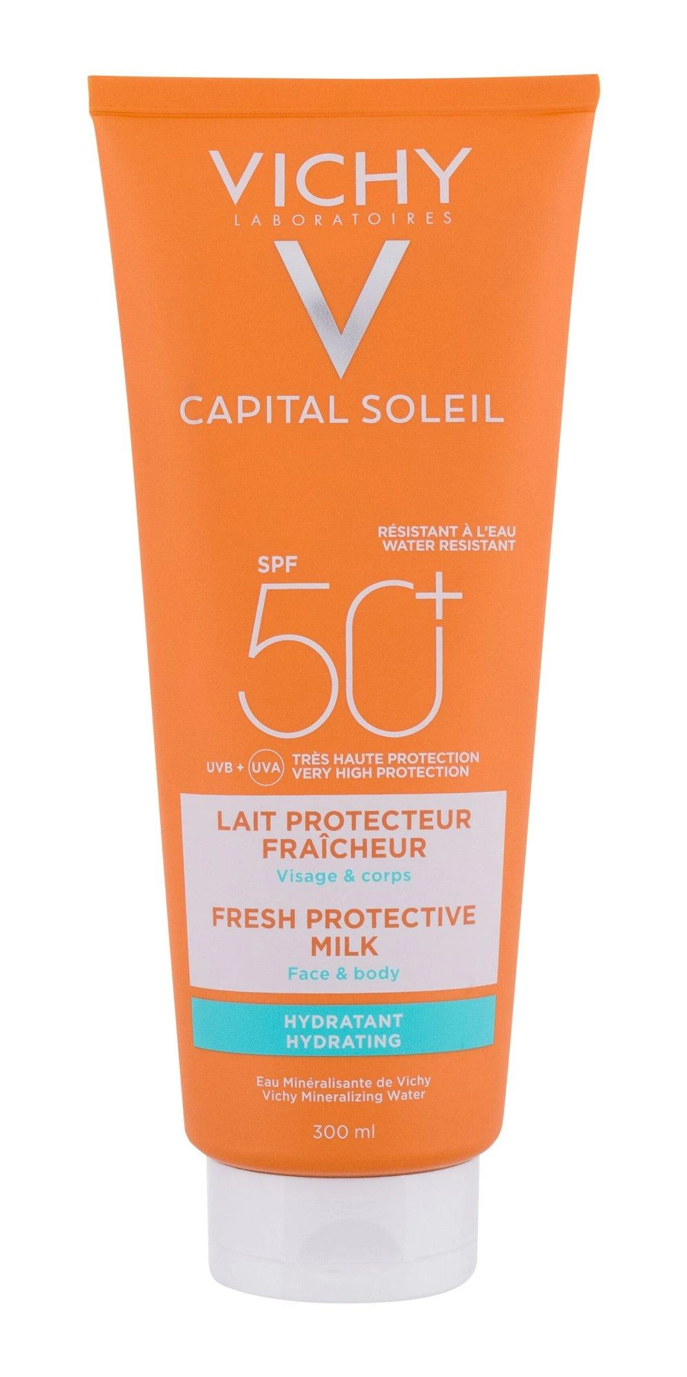 "Vichy Idéal Soleil" apsauginis veido ir kūno pienelis nuo saulės Spf50 300ml
