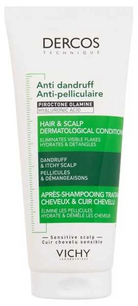 Vichy Dercos Nuo pleiskanų Hair & Scalp Dermatological Conditioner kondicionierius nuo pleiskanų, 200 ml