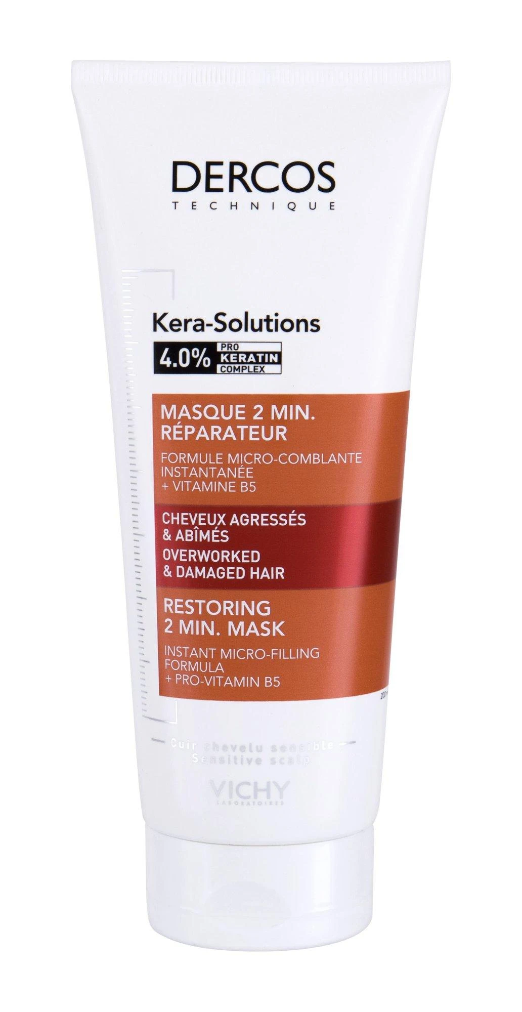 "Vichy Dercos Kera-Solutions" atkuriamoji 2 minučių plaukų kaukė 200ml