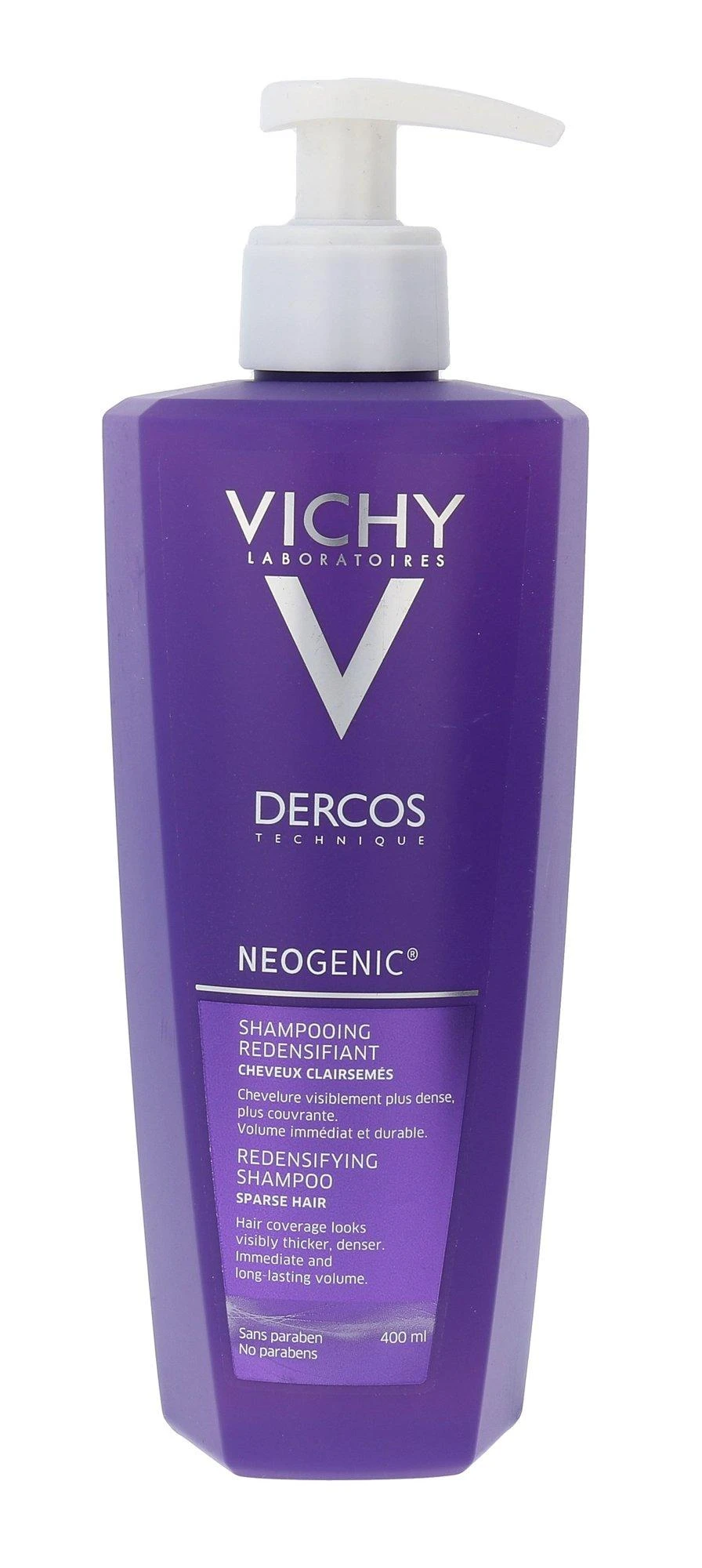 "Vichy Dercos Neogenic Redensifying Šampūnas" plaukų tankį atkuriantis šampūnas 400ml