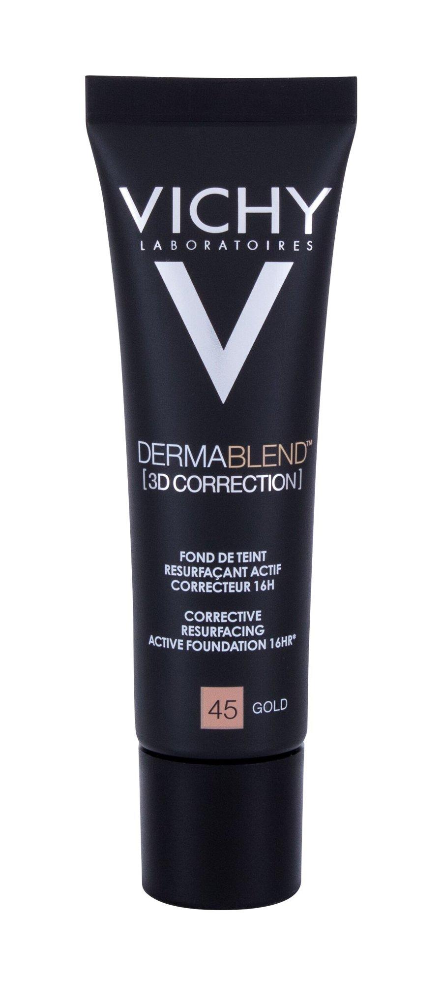 "Vichy Dermablend 3D Correction Foundation" pudra riebiai odai 45 Dievas 30ml
