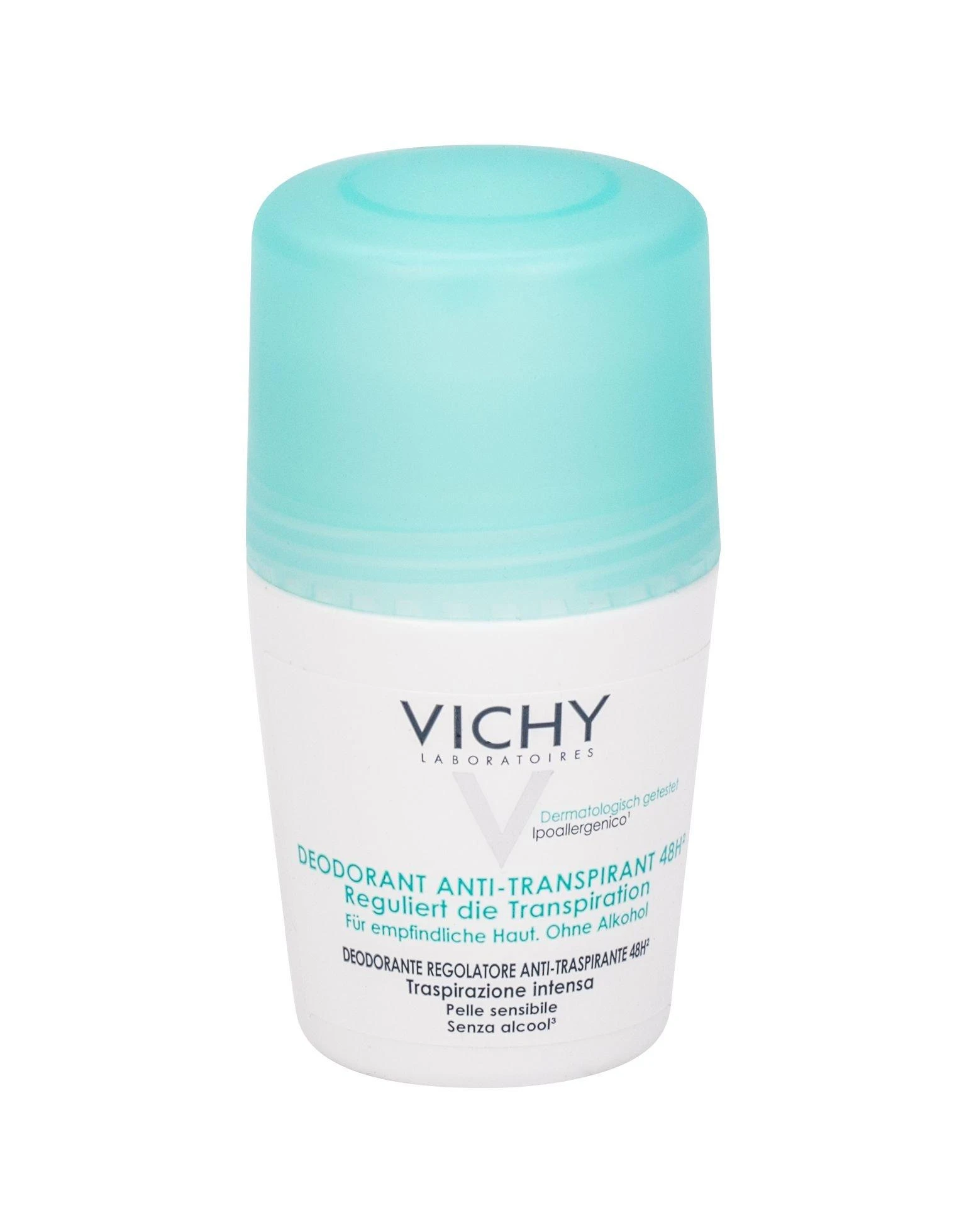 Rutulinis dezodorantas - antiperspirantas Vichy Intense Roll On 48H, 50 ml