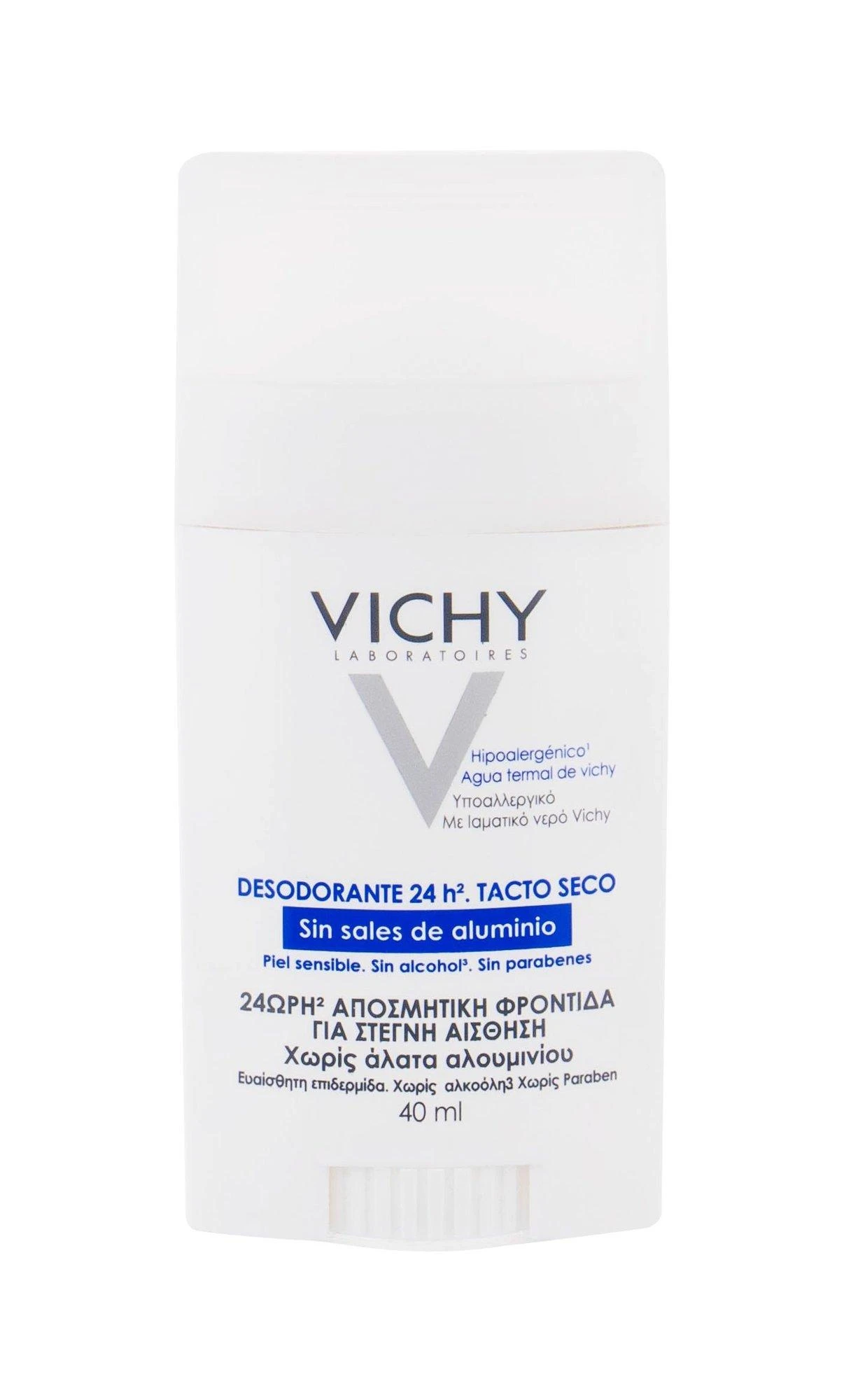 Vichy 24h dezodorantas su daugiakalbėmis etiketėmis