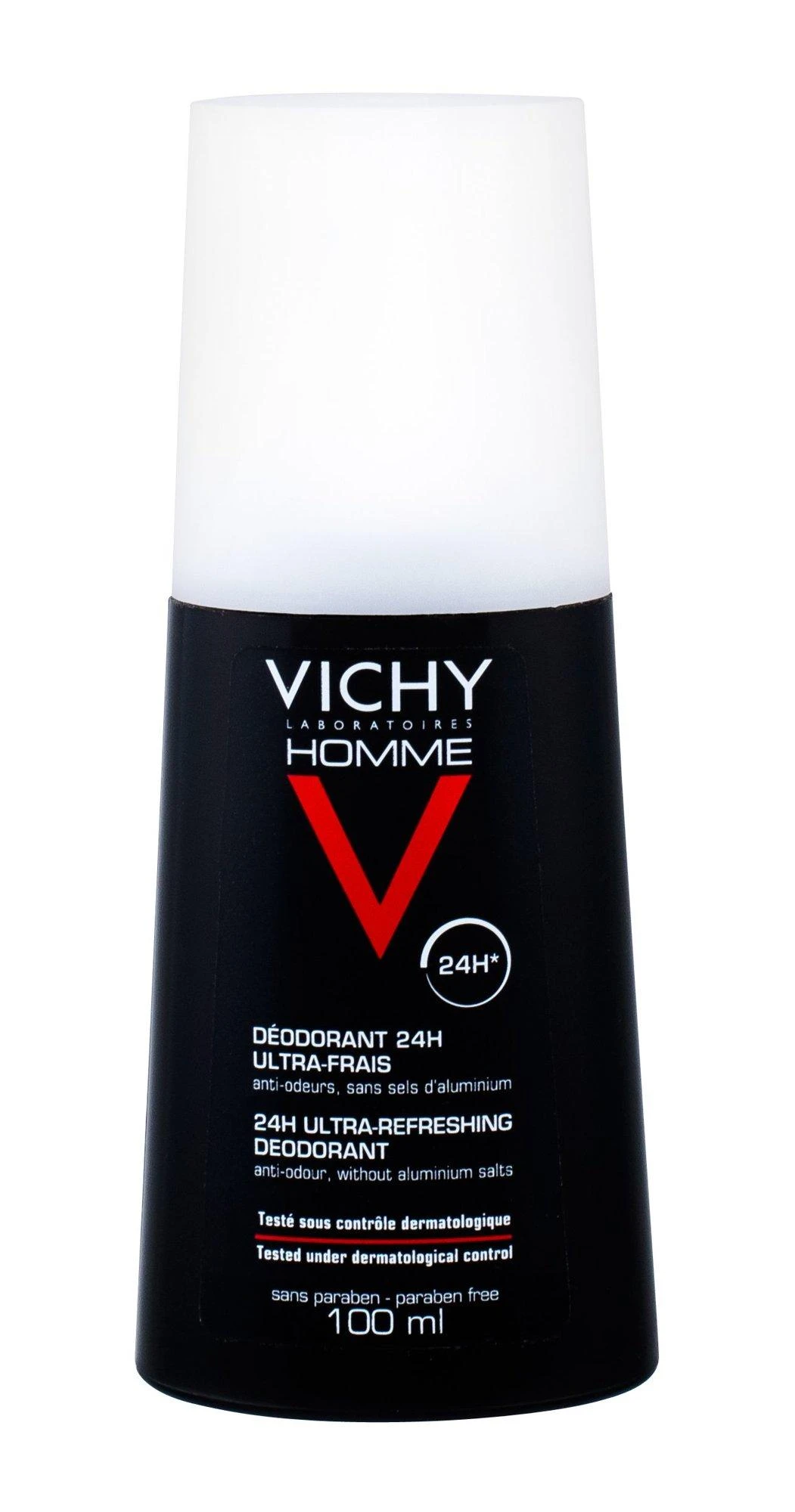 Vichy Homme Dezodorantas Ultra Frais 24 Hour gaivinantis antiperspirantas vyrams, 100 ml