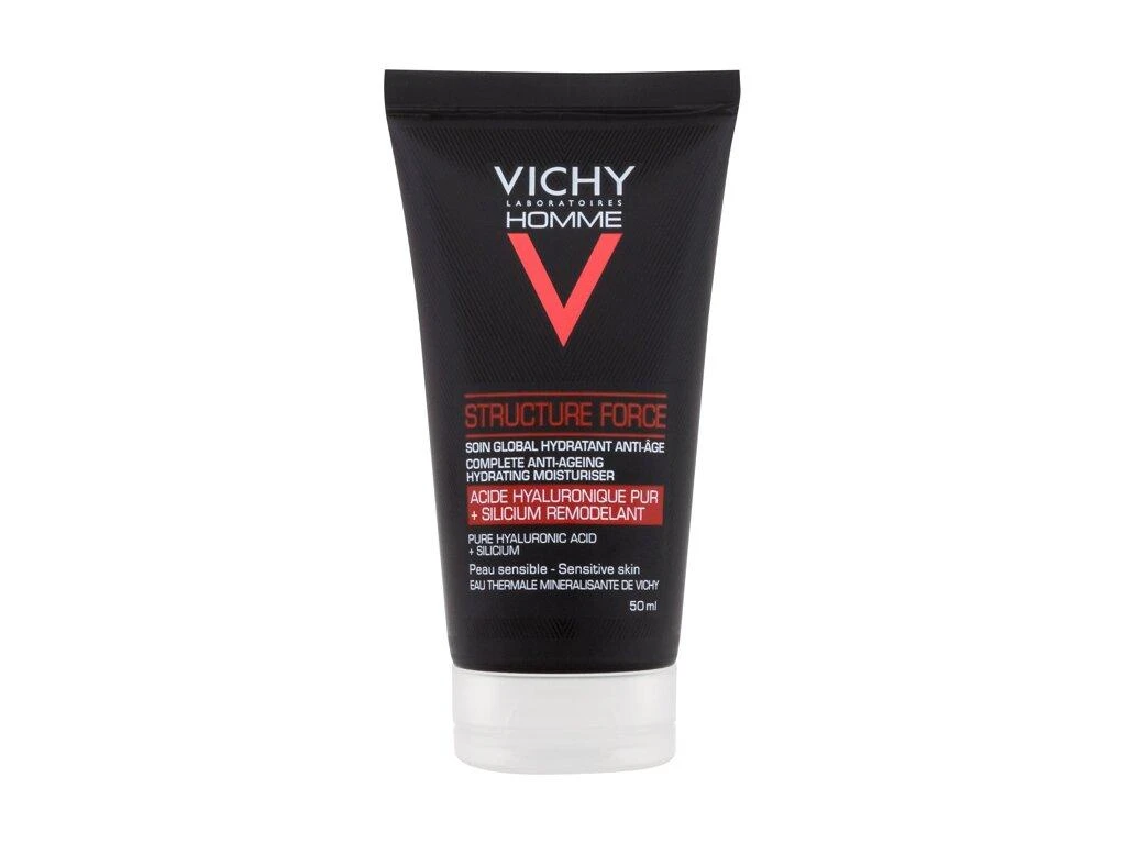 Veido kremas vyrams Vichy Homme Structure Force Anti-Aging Hydrating Sensitive Skin 50ml