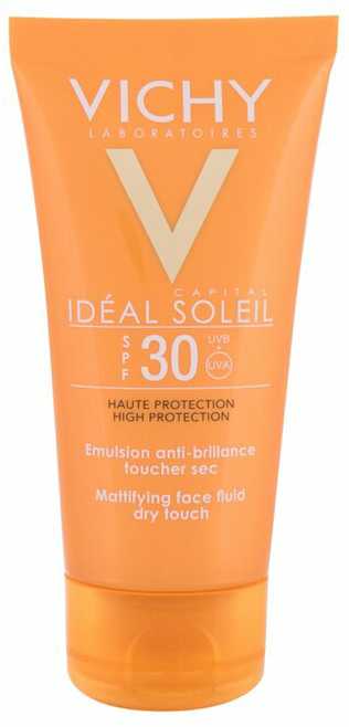 Vichy Ideal Soleil Mattifying Face Fluid Dry Touch Spf30 apsauginis kremas nuo saulės veidui 50ml