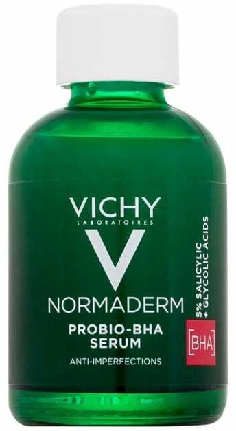 Vichy Normaderm Probio-BHA Serumas serumas aknės pažeistai odai, 30 ml