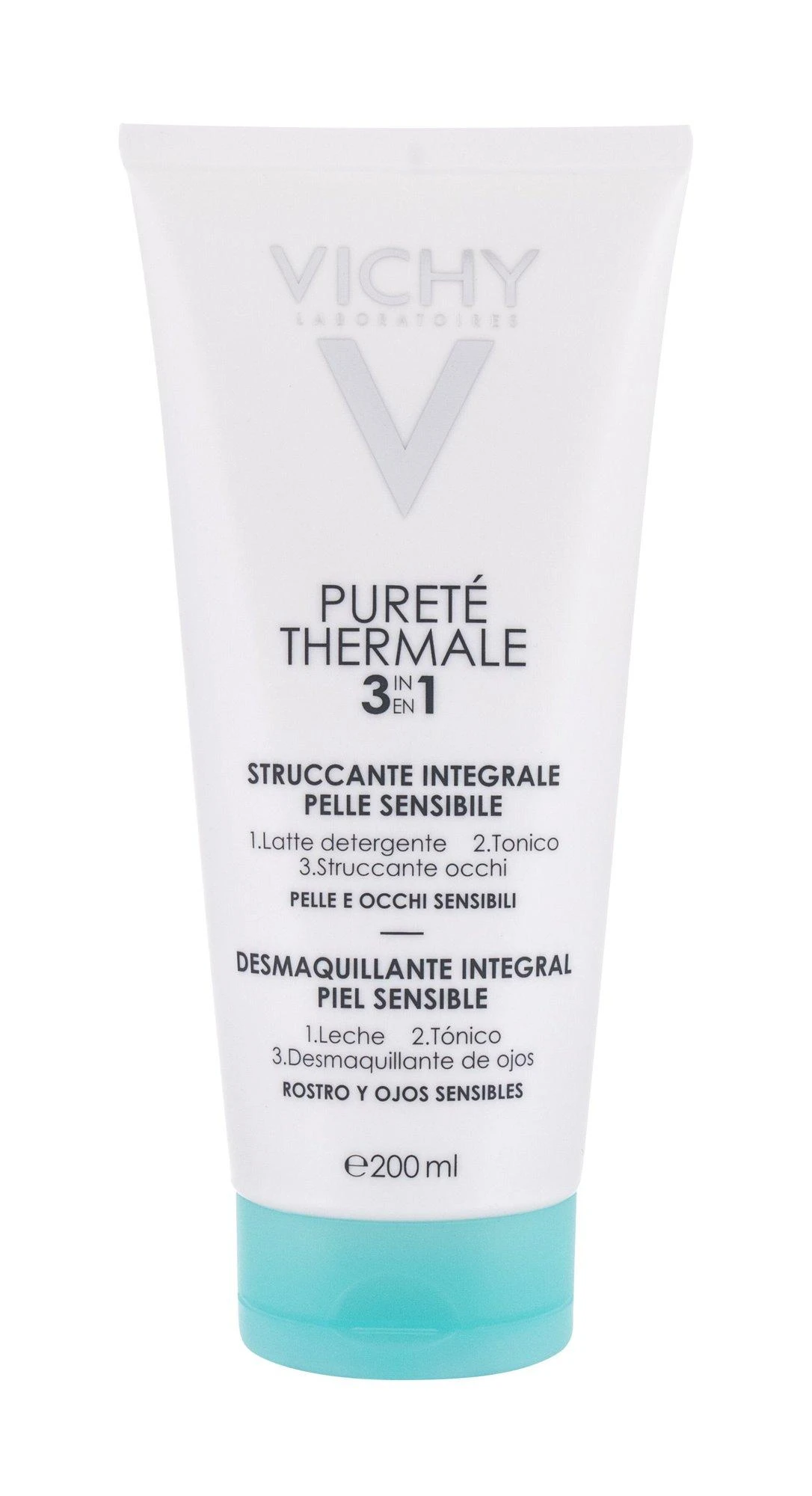 Vichy Purete Thermale 3 in 1 valiklis veidui jautriai odai 200ml