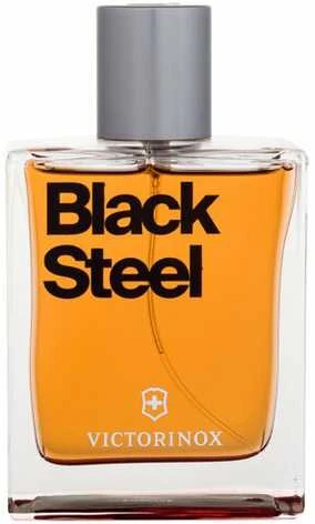 Victorinox Juodas Steel EDT tualetinis vanduo vyrams, 100 ml