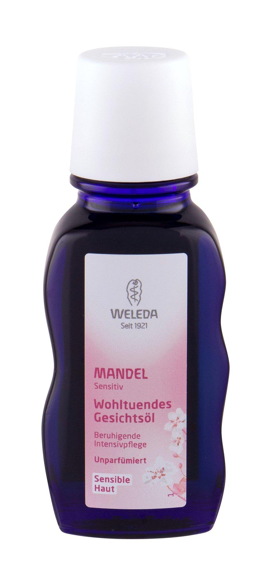 Weleda migdolų raminamasis veido aliejus moterims, 50 ml