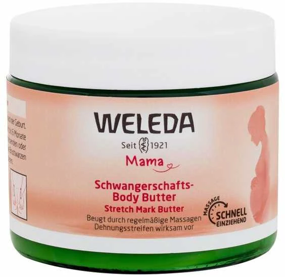 Weleda Mother Stretch Mark kūno sviestas nuo celiulito ir strijų moterims, 150 ml