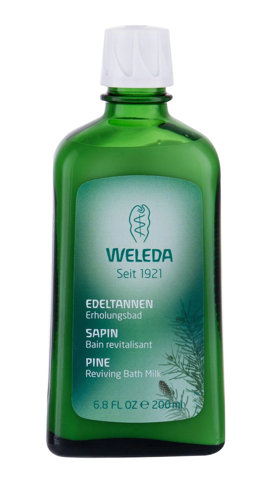Weleda pušų vonios pienas Vonios putos unisex, 200 ml