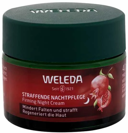 Weleda Pomegranate Firming Night Kreminis Night Skin Kreminis moterims, 40 ml