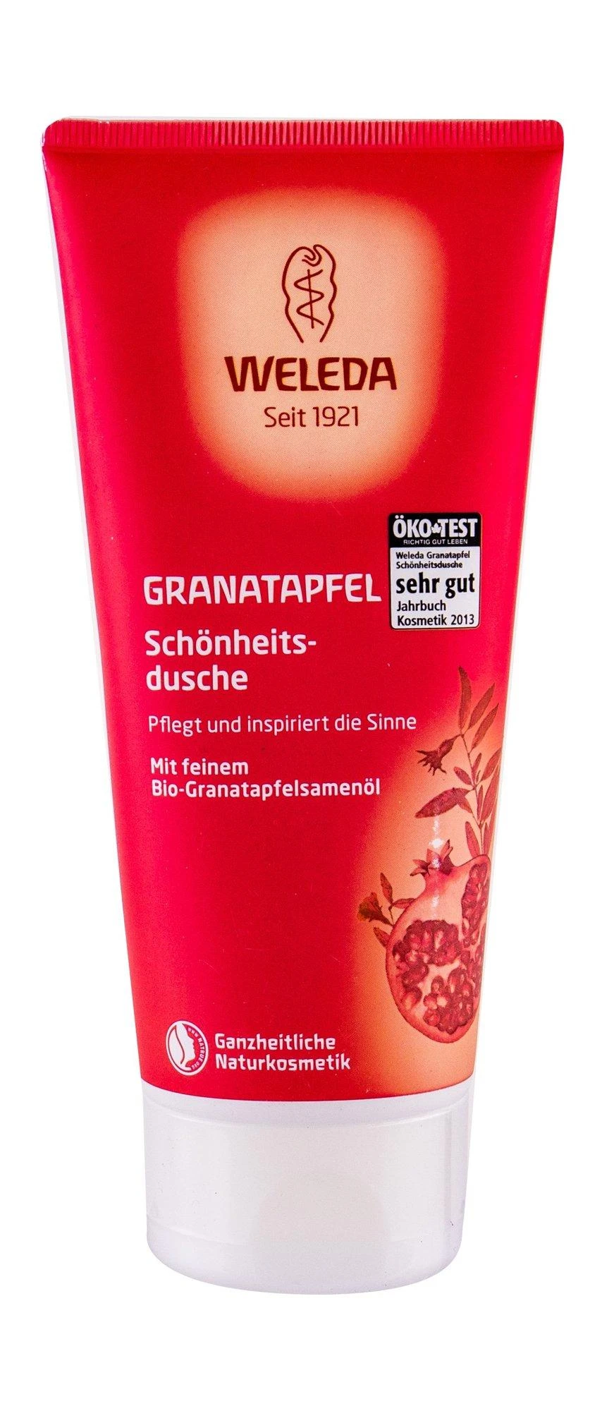 Weleda Pomegranate Creamy Kūno prausiklis Shower Kreminis moterims, 200 ml