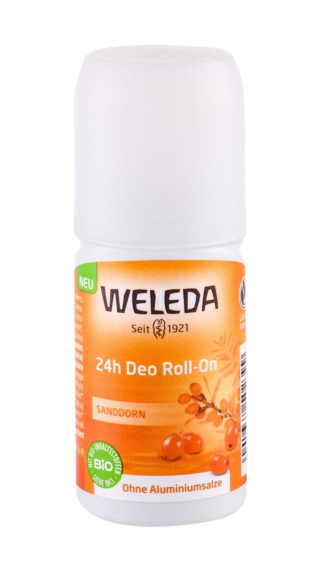 Weleda Sea Buckthorn 24h Roll-On Dezodorantas moterims, 50 ml