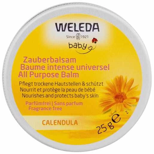 Weleda Baby Calendula All-in-One Balzamas Kūno balzamas vaikams, 25 g