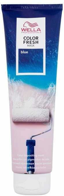 Kaukė suteikianti atspalvį plaukams Wella Color Fresh Mask 150 ml - Mėlyna