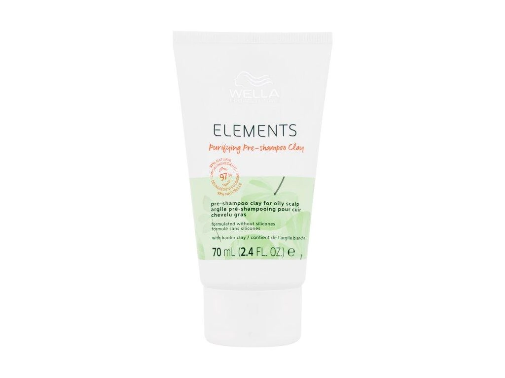 Valantis molis riebiai galvos odai Wella Elements Pre Šampūnas Clay 70ml