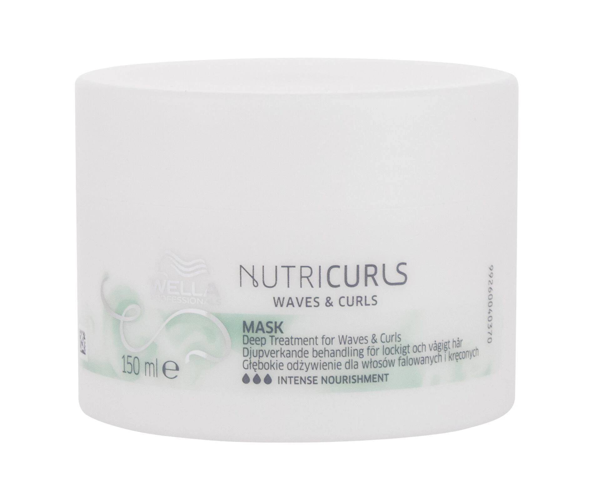 Kaukė garbanotiems plaukams Wella Nutricurls Intense Waves and Curls Mask 150ml