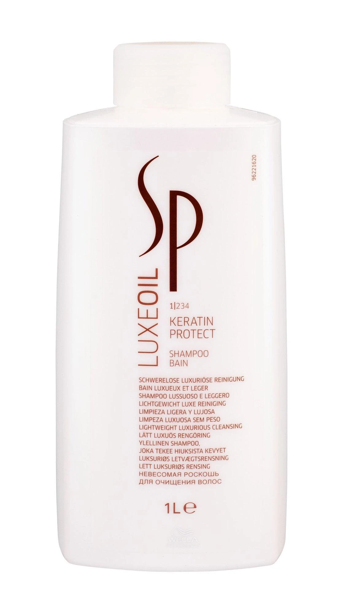 Wella Professionals SP Luxe Aliejus Keratin Protect šampūnas, 1000 ml