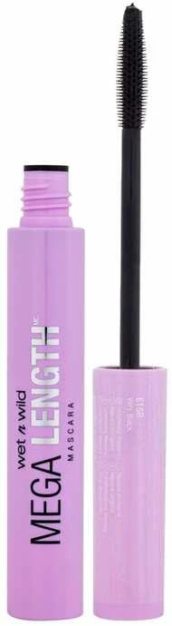 "Wet N Wild Megalength" vandeniui atsparus blakstienų tušas E158 Very Juodas