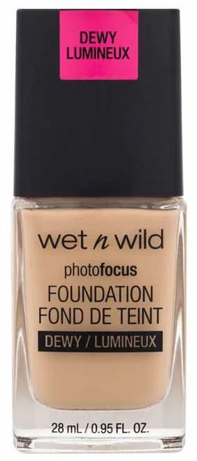 Wet N Wild Photo Focus Foundation Dewy Golden rusvai gelsvas Makiažo pagrindas 28ml
