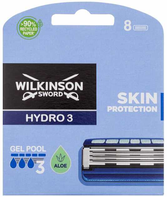 Wilkinson Sword Hydro 3 Replacement blade vyrams, 1 balení