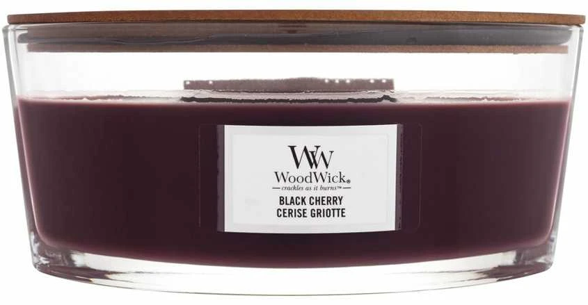 WoodWick Aromatinė žvakė (Black Cherry), 453,6 g